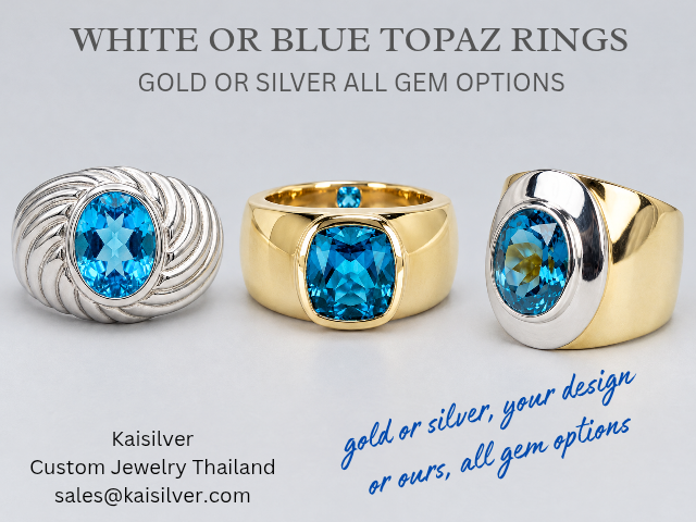 men's topaz rings kaisilver