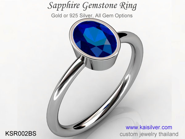 sapphire gemstone ring