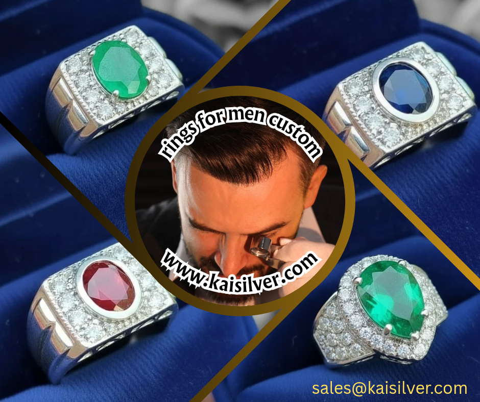 gemstone ring for men